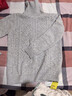 皮爾卡丹品牌高領(lǐng)羊絨衫男特級100%純山羊絨雙股加厚純色提花高檔毛衣打底 淺灰色 高檔禮盒禮袋包裝 M 【推薦體重110-130斤】 曬單實(shí)拍圖