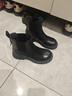 百麗擦色切爾西靴女25冬新質(zhì)感真皮短靴B2888DD5 黑色 36 曬單實(shí)拍圖