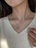 唯一（Winy）999足銀項鏈女款輕奢小眾高級生日禮物新年送女朋友老婆首飾 曬單實(shí)拍圖
