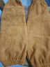 晟防電焊牛皮套袖焊工護袖牛皮防燙耐高溫勞保防護袖套耐磨隔熱 曬單實(shí)拍圖