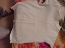 LOVER RUCCI2026春夏新款半高領(lǐng)純棉短袖女立領(lǐng)T恤百搭寬松中袖上衣顯瘦打底 純白色 L 100-120斤 曬單實(shí)拍圖