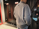 PCLPPCLP球服風(fēng)高領(lǐng)開(kāi)衫毛衣 國潮牌秋冬季寬松復古針織衫拉鏈外套男 灰色 S 曬單實(shí)拍圖