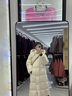 雪中飛白鵝絨羽絨服女長(cháng)款加厚過(guò)膝2025年冬季新款極寒寬松抗寒高端外套 米白色 (收到不值來(lái)打我臉) S 90-130斤 曬單實(shí)拍圖