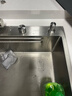 九牧新款廚房水槽5加厚納米304一體不銹鋼大單槽多功能手工洗菜盆 標準C-飛雨抽拉龍頭+皂液器 【原色】8046送貨上門(mén)+順豐包郵 曬單實(shí)拍圖