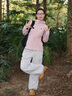 KOLON SPORT/可隆風(fēng)脊軟殼夾克 女士戶(hù)外防風(fēng)防水透濕外套 LKJK6MNT04-PK 粉紅 S 160/84A 曬單實(shí)拍圖