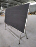 BLINST黑板報黑板銀色不銹鋼邊框雙面黑板2.4*1.2米（不含支架） 曬單實(shí)拍圖