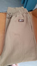 純棉拼接純色哈倫褲女2025秋季新款松緊腰抽繩顯瘦九分褲休閑褲 卡其色(優(yōu)質(zhì)純棉面料) L 【建議100-115斤】 曬單實(shí)拍圖