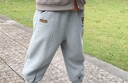 G.duck小黃鴨兒童加絨褲子男女童保暖褲秋冬一體絨長(cháng)褲寶寶童裝束腳褲 love熊灰色【一體薄絨】 90 【身高75-85】 曬單實(shí)拍圖