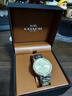 蔻馳女士手表PARK水晶表盤(pán)C標老花皮表帶石英女表送女生新年禮物 14503456【廣州保稅倉】 曬單實(shí)拍圖