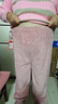 貓人（MiiOW）孕婦睡褲女長(cháng)褲秋冬款孕中后期大碼可調節不勒肚珊瑚絨月子褲 【鎖溫蓄熱+加絨加厚】莫迪粉 3XL 【建議重145-165斤】 曬單實(shí)拍圖
