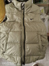 男士爆款運動(dòng)羽絨馬甲秋冬新款立領(lǐng)保暖坎肩輕便休閑立領(lǐng)大碼背心 2158豆綠色羽絨馬甲 3XL 135-155斤 曬單實(shí)拍圖