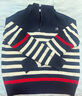 Navigare意大利小帆船海軍領(lǐng)條紋毛衣女2025秋季新款綿羊毛舒適親膚針織衫 海軍藍白 M 曬單實(shí)拍圖