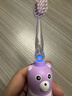 葆氏兒童電動(dòng)牙刷3-6-12歲聲波震動(dòng)發(fā)光牙刷防水電池款電動(dòng)牙刷 【發(fā)光紫色】+3刷頭 曬單實(shí)拍圖