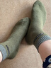 夢(mèng)特嬌襪子男秋冬季100%純棉加厚7A抗菌防臭保暖棉襪中長(cháng)筒毛圈襪5雙 曬單實(shí)拍圖