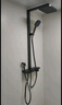 箭牌淋浴花灑套裝槍灰色方桿大置物衛浴全銅鋼琴鍵增壓花灑全套套裝 曬單實(shí)拍圖