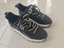 貴人鳥(niǎo)男鞋復古跑鞋休閑鞋厚底緩震革面運動(dòng)老爹鞋 黑色 41  曬單實(shí)拍圖