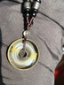 安洵黃水晶項鏈五行卦屬土坤為地缺土補土吊墜平安扣掛件麒麟鑰匙扣 掛繩款 曬單實(shí)拍圖