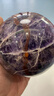 明恩天然紫水晶球擺件原石打磨紫色水晶球風(fēng)水擺件紫氣東來(lái)辦公室喬遷 【掌柜推薦】紫色原礦水晶球 約10cm 曬單實(shí)拍圖