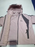 G.duck小黃鴨童裝女童秋冬加厚外套2025新款寶寶兒童三合一加絨沖鋒衣冬 粉色 夾棉外套+搖粒絨內膽 90 (建議80-90cm 1-2周歲） 曬單實(shí)拍圖