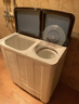 長(cháng)虹半自動(dòng)波輪洗衣機 家用老式雙缸雙桶 洗脫一體機 大容量脫水甩干機 以舊換新 洗脫21.8公斤【洗滌15公斤+雙不銹鋼桶】 曬單實(shí)拍圖