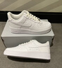 耐克空軍一號男子平底運動(dòng)鞋春膠底板鞋NIKE AIR FORCE 1 CW2288 111白色/白色 43 曬單實(shí)拍圖