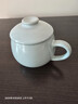 雅瓷[新年禮物]汝窯茶杯辦公室陶瓷杯子帶蓋喝茶泡茶杯小青杯禮盒裝 汝窯小青杯340ml1只 曬單實(shí)拍圖