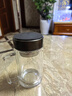 蘇泊爾（SUPOR）雙層玻璃杯茶杯耐隔熱防燙帶手柄水杯商務(wù)辦公男女士過(guò)濾帶蓋杯子 烏木黑- 450ml 曬單實(shí)拍圖