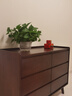 青櫨全實(shí)木五斗柜臥室靠墻儲物柜床尾柜抽屜式九斗柜收納柜客廳六斗柜 進(jìn)口橡膠木|升級加長(cháng)100cm六斗柜 德邦送貨上門(mén) 曬單實(shí)拍圖