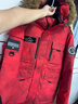 LUCK SWAN GODSE零下30度羽絨服男中長(cháng)款戶(hù)外工裝派克服極寒保暖大衣女士棉服外套 中國紅 男女同款-鵝絨加厚版 4XL  【建議體重：180-200斤】 曬單實(shí)拍圖