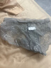 浪莎（LangSha）4條蕾絲內褲女純棉襠性感超薄透明中腰少女透氣誘惑女士底褲 8173-藍+灰+粉+黑 170/95(XL)建議120-140 曬單實(shí)拍圖