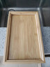 竹木托盤(pán)茶盤(pán)日式家用水杯盤(pán)長(cháng)方形木制糖果盤(pán)酒店餐廳茶具燒烤盤(pán) 大號【44*32*2.5cm】久經(jīng)耐用 曬單實(shí)拍圖