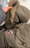 F426【趙露思同款】25年冬季新款美式復古連帽毛領(lǐng)派克服 軍綠色 S 曬單實(shí)拍圖