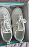 微光里 小白鞋女新款鞋子女運動(dòng)休閑板鞋百搭學(xué)生街拍時(shí)尚潮鞋 休閑板鞋QR03白色【39碼】 曬單實(shí)拍圖