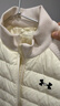 Under Armour安德瑪童裝男女童立領(lǐng)百搭運動(dòng)風(fēng)輕薄羽絨服中性大童保暖短款外套 奶油白 160 曬單實(shí)拍圖