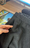 三彩2025冬季新款慵懶休閑長(cháng)褲松緊高腰直筒褲顯瘦垂感百搭M 深邃灰 M 160/68A 160/68A 曬單實(shí)拍圖