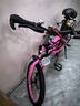 津馳遠兒童自行車(chē)6-10-15歲碟剎中大童山地男女孩學(xué)生單車(chē)一體輪腳踏車(chē) 車(chē)燈款|粉色+單速+雙碟剎+輻條輪 18寸【身高115-140cm】約6-10歲 曬單實(shí)拍圖