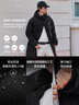 adidas 拒水暖「芯」科技長(cháng)款保暖鴨絨連帽羽絨服男女阿迪達斯   黑色   M 曬單實(shí)拍圖