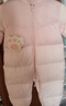 巴拉巴拉童裝嬰兒連體衣羽絨服假兩件寶寶衣服冬裝外出男童女童保暖厚時(shí)尚 曬單實(shí)拍圖