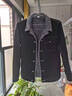 牛仔外套男冬季加絨加厚寬松大碼男裝翻領(lǐng)夾克棉服男毛領(lǐng)棉衣外套 黑色 3XL 【適合150-165斤】 曬單實(shí)拍圖