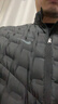 耐克NIKE男冬季拒水羽絨服 運動(dòng)防寒外套FB7557-010黑/灰L 曬單實(shí)拍圖