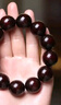 杭州靈隱天然印度小葉紫檀手串15MM高油玻璃底文玩手鏈佛珠男手串 小葉紫檀15mm 曬單實(shí)拍圖