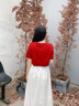 一寸相思2026新款爆款純棉短袖t恤馬年衣服女新年喜慶紅色本命年上衣體恤 紅色-動(dòng)物數字 XL (125-145斤） 曬單實(shí)拍圖