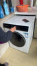 西門(mén)子（SIEMENS）滾筒洗衣機【輕奢系列】套裝/洗脫/洗烘一體機 10公斤全自動(dòng)大容量 除菌除螨 家電以舊換新補貼15% 洗烘一體 丨蒸汽護理丨白色丨WJ25XLA08W 曬單實(shí)拍圖