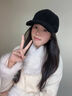 MMOPTOP羊羔絨棒球帽子女秋冬寬帽檐大頭圍百搭顯臉小毛絨鴨舌帽男 曬單實(shí)拍圖