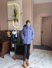 波司登（BOSIDENG）【小蠻腰】25新款羽絨服商場(chǎng)同款女短款90絨可脫卸帽顯瘦保暖外套 夜影紫6436 S 160/84A 體重約100-110斤 曬單實(shí)拍圖