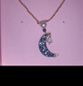 施華洛世奇（SWAROVSKI）   SYMBOLICA  神秘月亮造型 項鏈畢業(yè)禮物女生日禮物 夜空藍 5489534 曬單實(shí)拍圖
