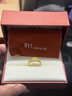 周生生新年足金愛(ài)情密語(yǔ)皇冠黃金戒指開(kāi)口戒金飾品90227R計價(jià) 00圈3.1克 曬單實(shí)拍圖