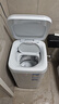 海爾（Haier）波輪小型洗衣機全自動(dòng)3公斤60℃除菌螨家用母嬰兒童內衣迷你洗脫一體童鎖LED觸控玻璃蓋以舊換新 【小小神童】+15分鐘速洗+除螨洗+超凈洗+濃縮洗 曬單實(shí)拍圖