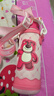 私家良品純鈦兒童保溫杯6-12歲小學(xué)生上學(xué)專(zhuān)用杯子草莓熊生日圣誕節禮物 曬單實(shí)拍圖