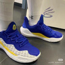UNDER ARMOUR庫里CURRY 11男女情侶運動(dòng)籃球鞋3027416 藍黃色100 3026615-100 43 曬單實(shí)拍圖